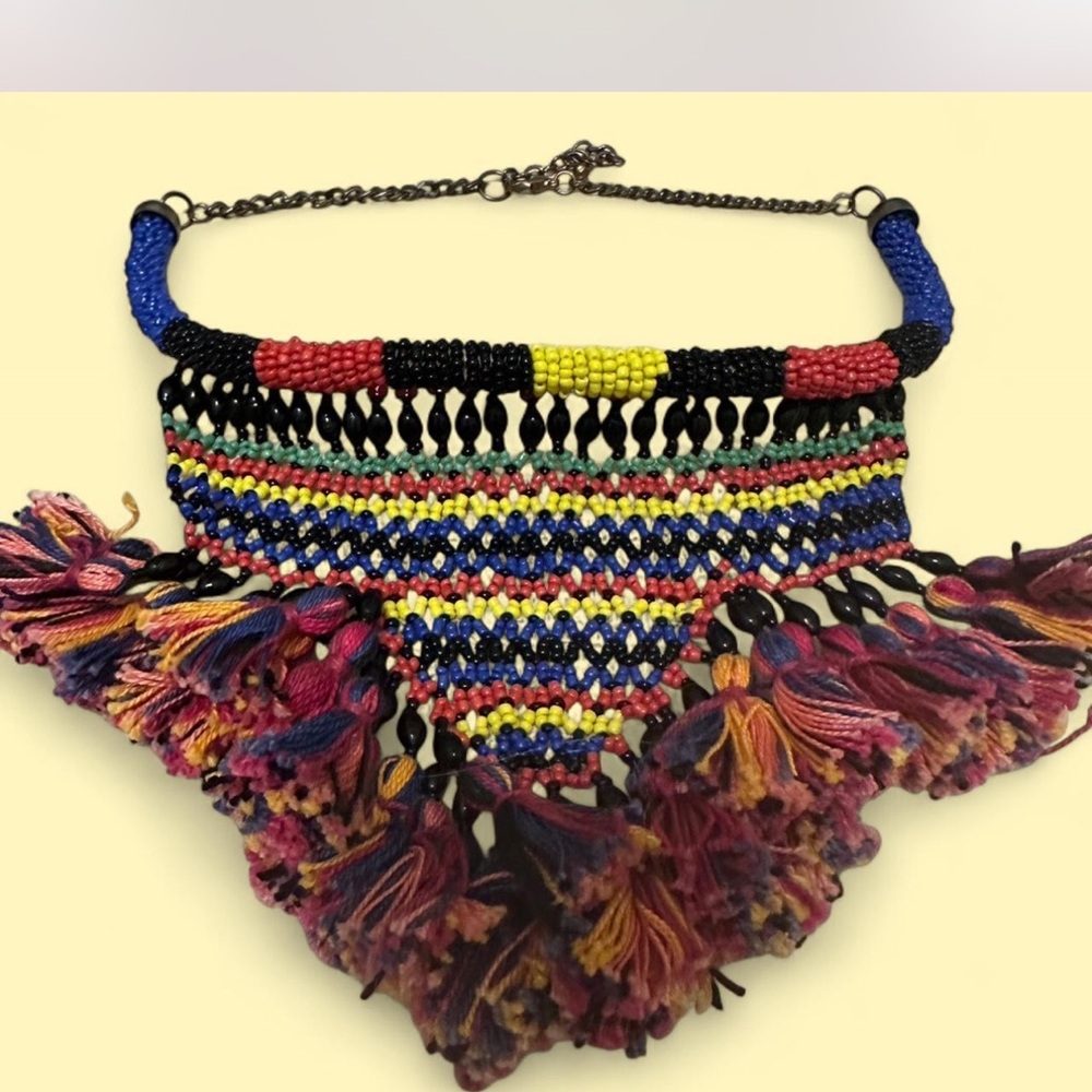 Handmade Colorful Beaded Necklace